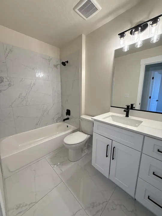 Two Story — Finished home surfaces and appliances · bathrooms