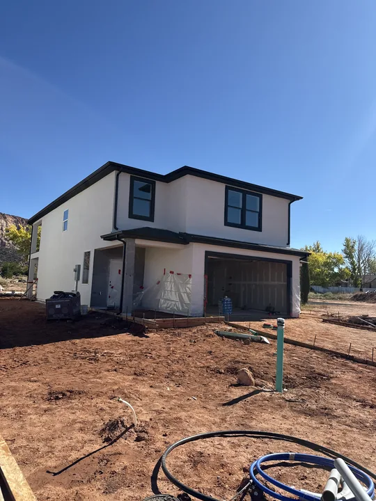 Two Story — Stucco finished with hardscape pending