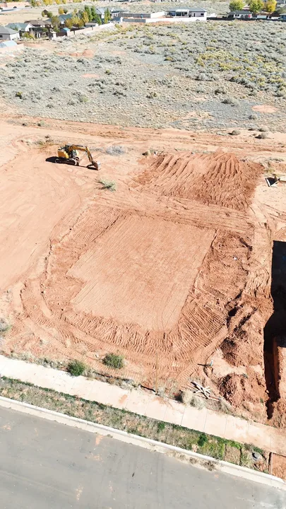 Two Story — Graded building pad