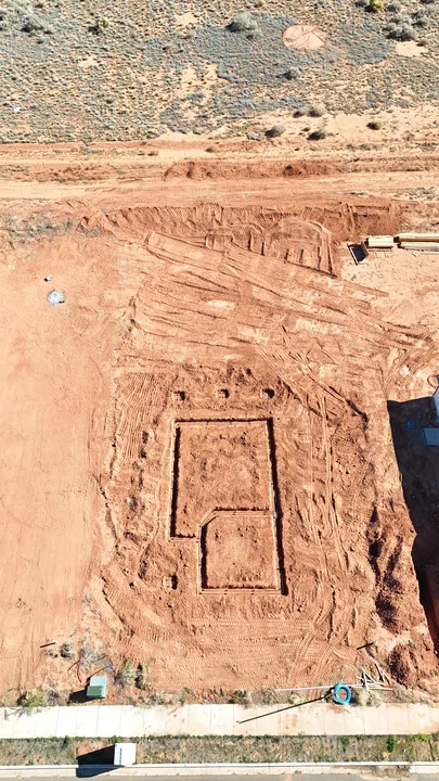 Two Story — Footing trenches excavated