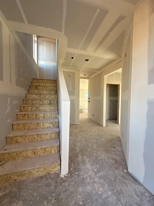 Two Story — Drywall hung and taped