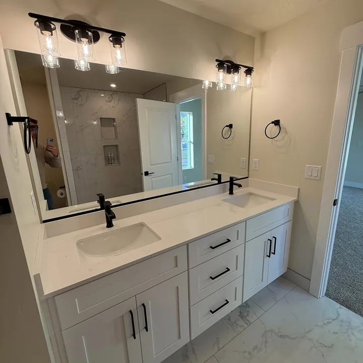 Two Story — Finished home surfaces and appliances · bathrooms