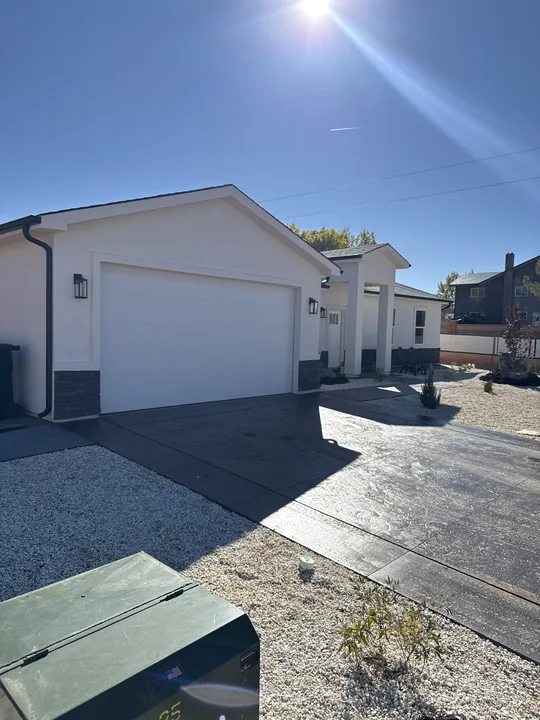 3 Bed / 2 Bath + Casita — Finished gravel landscaping reveal