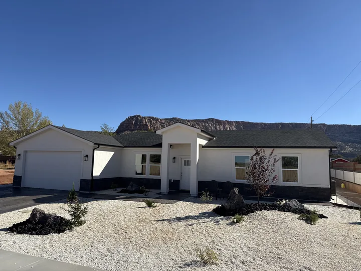 3 Bed / 2 Bath + Casita — Finished gravel landscaping reveal