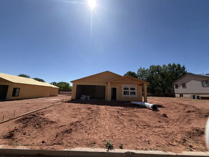 3 Bed / 2 Bath — Walls and roof sheathed
