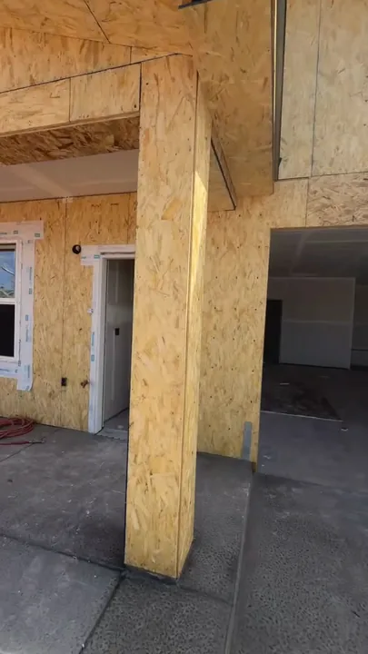3 Bed / 2 Bath — Drywall hung, taped and mudded
