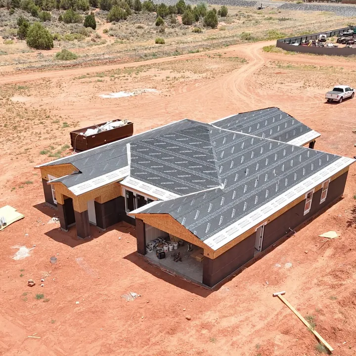 5 Bed / 3 Bath — Roof underlayment and exterior weather barrier installed