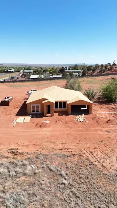 5 Bed / 3 Bath — Walls and roof sheathed