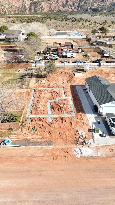 3 Bed / 2 Bath — Concrete footings poured