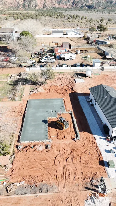 3 Bed / 2 Bath — Main slab poured; garage slab pending