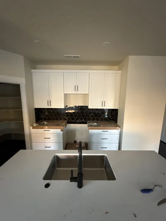 Two Story — Paint trim tile and fixtures with appliances pending · kitchen