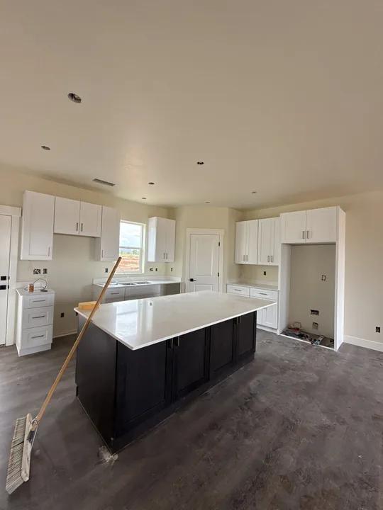 3 Bed / 2 Bath + Casita — Paint and trim before final fixtures · kitchen