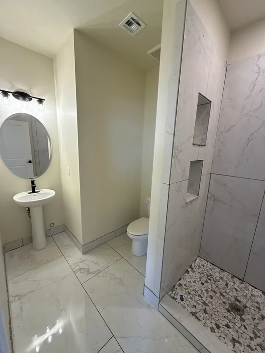 Two Story — Paint trim tile and fixtures with appliances pending · bathrooms