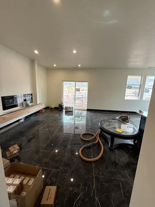 Two Story — Paint trim tile and fixtures with appliances pending