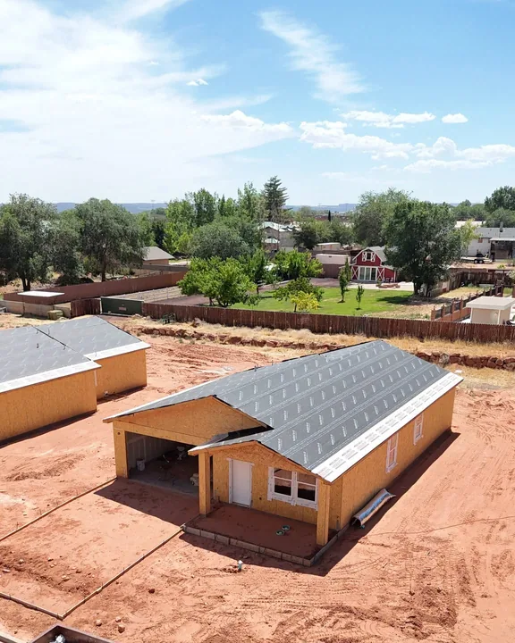 3 Bed / 2 Bath — Roof underlayment and windows installed