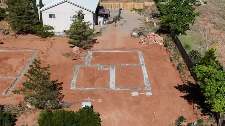 3 Bed / 2 Bath — Concrete footings poured