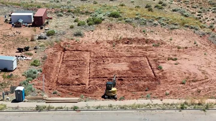 3 Bed / 2 Bath + Casita — Footing trenches excavated